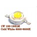 หลอด LED 1W สีขาว (Cold White) ความสว่าง 100-120 ลูเมน (Taiwan Chip) (1ชิ้น)  ::::: สินค้าหมดชั่วคราว :::::